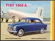 Fiat 1400a car for sale  LEICESTER