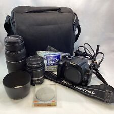 Used, Canon EOS 350D DSLR Camera w/2c Canon Lenses, Hood & Filter *TESTED* (1C)MO#8692 for sale  Shipping to South Africa