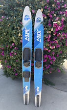 Used, Vintage EP XR7 Water Skis LTD Series Blue Aluminum Fin Combo Slalom Pair for sale  San Francisco
