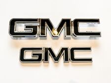 Emblema da tampa da caçamba da grade GM preto cromado para 2015-19 GMC Sierra 1500 2500HD 3500HD, usado comprar usado  Enviando para Brazil