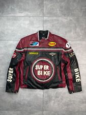 Usado, Chaqueta de cuero Super Bike vintage para carreras de moto segunda mano  Embacar hacia Argentina