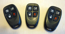 Used, (3) DCS WS4939 wireless remote 4 button key fobs, home alarm control transmitter for sale  Shipping to South Africa