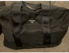 Genuine Prada Travel Duffle Bag NYLON Leather handle Please Read Description, used for sale  Shipping to South Africa