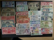 31no. banknote collection for sale  HAYWARDS HEATH