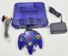 Atualizado Nintendo 64 N64 Uva Roxo Funtastic + Oficial Fabricante de equipamento original, Controle Remoto E Cabos comprar usado  Enviando para Brazil