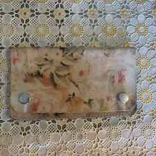 Leather wallet floral for sale  LONDON