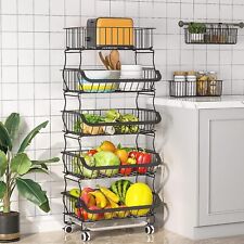 Cesta de frutas 1Easylife 3 camadas empilhável cesta de arame de metal carrinho 5 níveis comprar usado  Enviando para Brazil