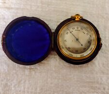 Antique pocket barometer for sale  LONDON