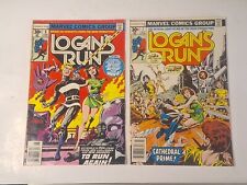 Logan's Run #6 Plus #7 -1977 Marvel- 1ª história solo THANOS Mike Zeck QUESTÃO CHAVE comprar usado  Enviando para Brazil