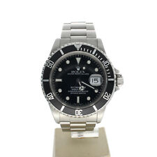 Usado, Rolex Submariner aço inoxidável 16610 mostrador preto relógio automático masculino 40 mm comprar usado  Enviando para Brazil