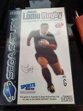 JONAH LOMU RUGBY sega saturn retro Rare complete excellent condition free post  for sale  Shipping to South Africa