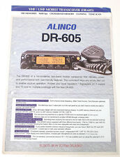 Alinco 605 original for sale  LONDON