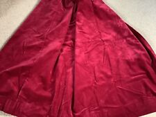 Red cotton velvet for sale  ALFRETON