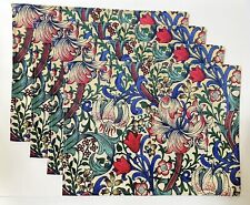 Floral Bohemian Placemats William Morris Like Set of 4 NEW for sale  Shipping to South Africa