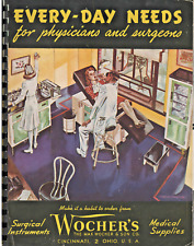 Usado, Vintage 1945 Catálogo De Mesa De Operação! lâmpadas Cirúrgico! irrigators/tratamento Cadeira comprar usado  Enviando para Brazil