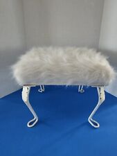 white fur stools for sale  Cherry Hill