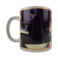 Caneca de café Cafe Arts Edward Hopper Chop Suey década de 1990 vintage 16 oz, usado comprar usado  Enviando para Brazil