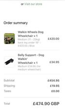 Dog wheelchair medium for sale  BRACKNELL