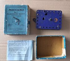 Meccano blue clockwork for sale  CARNFORTH