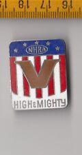 Enamel National Hot Rod Association USA Canada NHRA Logo pin badge Car Logo usato  Spedire a Italy