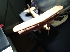 Handmade wooden biplane for sale  BARNSLEY