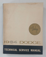 Usado, Dodge Technical Service 1964 manual - Dart 170 270 GT Polara 330 440 segunda mano  Embacar hacia Argentina