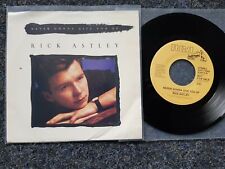 Vinil single 7" Rick Astley - Never Gonna Give You Up música promocional/Rickroll dos EUA comprar usado  Enviando para Brazil