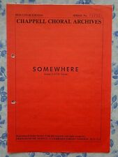 Sheet music somewhere for sale  WALSALL