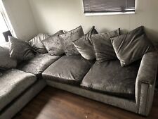 Corner sofa crushed for sale  FELTHAM