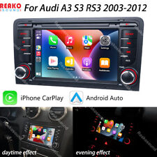 2+64G Para Audi A3 S3 RS3 03-12 CarPlay Android 13 Rádio de Carro Estéreo WIFI GPS Navegação comprar usado  Enviando para Brazil