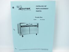 Used, Baxter Proofer Box PC800 Catalog Of Replacement Parts Manual for sale  Shipping to South Africa