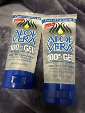 2x Fruit of the Earth Aloe Vera 100% Gel 6 oz Each ….E61 for sale  Shipping to South Africa