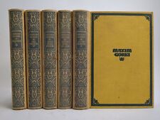 5 Bücher Maxim Gorki -Gesammelte Werke, Erste Reihe, Bände 1, 3, 4, 5, 8, Wolff na sprzedaż  Wysyłka do Poland