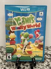 Nintendo Wii U Yoshi's Woolly World videogame Yarn World Amiibo 2015 testado comprar usado  Enviando para Brazil