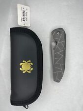 Used, Spyderco Nirvana Gray Titanium S90V Stonewash Blade Knife C134CFP NEW for sale  Shipping to South Africa