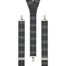 Tartan braces grey for sale  LONDON