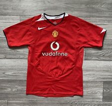 Camiseta de fútbol roja local Nike Manchester United 2004/06 niños XL segunda mano  Embacar hacia Argentina