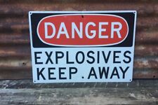 Vintage danger explosives for sale  Ruffs Dale