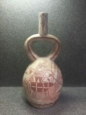 Vasos de estribo de cerâmica peruanos de 10,5 pol. comprar usado  Enviando para Brazil