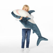 EU ** IKEA Original 100cm Shark BLAHAJ Stuffed Animal Plush Soft Toy Shark New till salu  Toimitus osoitteeseen Sweden