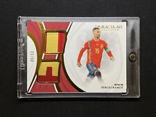 2018-19 Panini Immaculate Sergio Ramos Gold Dual Patch #9/50 ESPANHA PW comprar usado  Enviando para Brazil