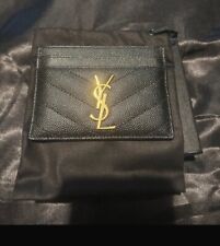 Ysl leather card for sale  WOLVERHAMPTON