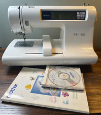 BROTHER PE 150 EMBROIDERY SEWING MACHINE Book DVD Working With CORD for sale  Shipping to South Africa