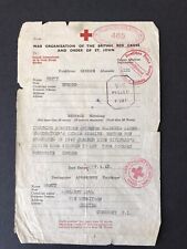 Guernsey World War Two German Occupation Red Cross Letter for sale  NOTTINGHAM