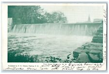 1907 El embalse del río Dam Water Falls fuente Nashua New Hampshire NH postal segunda mano  Embacar hacia Argentina