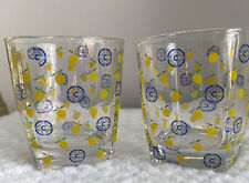 2 set CARAVELLA LIMONCELLO LOW BALL TUMBLERS 3" Tall Hand Wash segunda mano  Embacar hacia Argentina