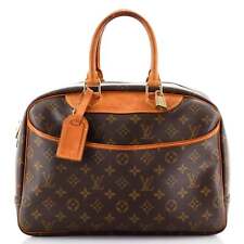 Louis Vuitton Deauville Handbag Monogram Canvas Brown til salgs  Frakt til Norway