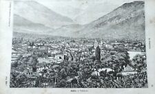 Aosta panorama. vecchia usato  Macerata