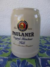 Lasierter bierkrug paulaner gebraucht kaufen  Deutschland