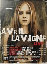 AVRIL LAVIGNE 2004 Tour UK FLYER / mini Poster 8x6 inches segunda mano  Embacar hacia Argentina
